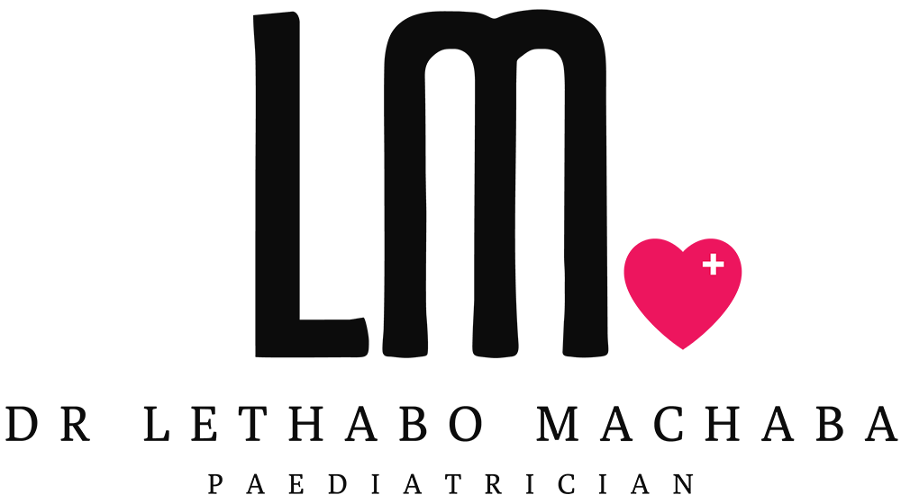 Logo for Dr. Lethabo Machaba, Paediatrician: Black