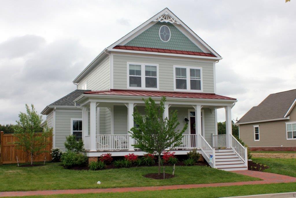 Grey two story home exterior | Chantham Legacy | Covell Communities | Chester, Maryland 21619