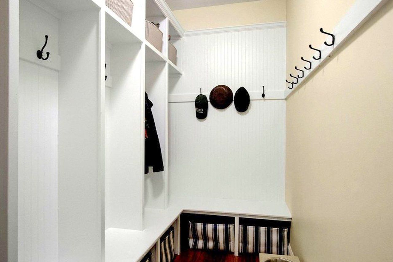 Mudroom with shelving | Belle Haven Classic | Covell Communities | Chester, Maryland 21619