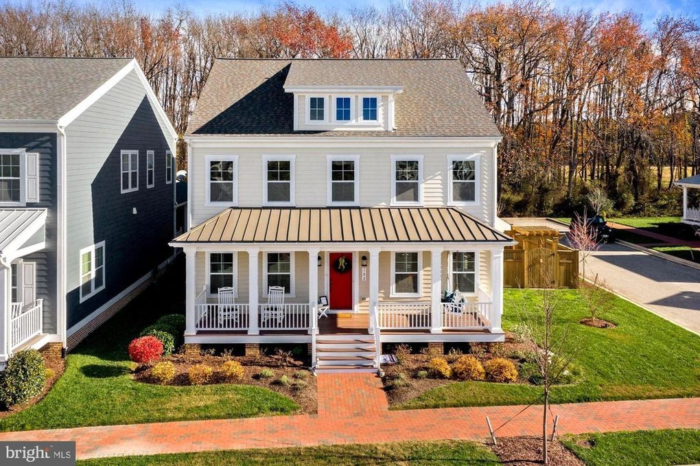 Tan two story home exterior | Belle Haven Classic | Covell Communities | Chester, Maryland 21619