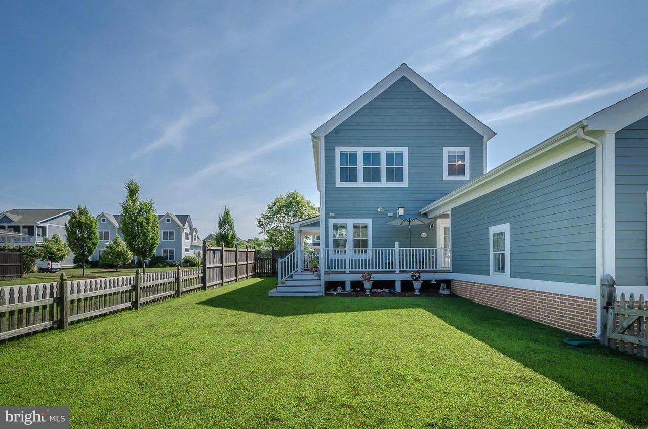 Blue two story home exterior | Chantham Classic | Covell Communities | Chester, Maryland 21619