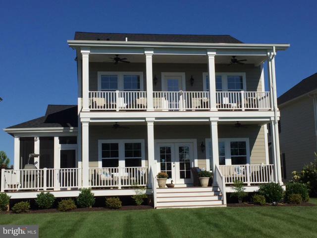 Tan two story home exterior | Kitty Hawk Legacy | Covell Communities | Chester, Maryland 21619