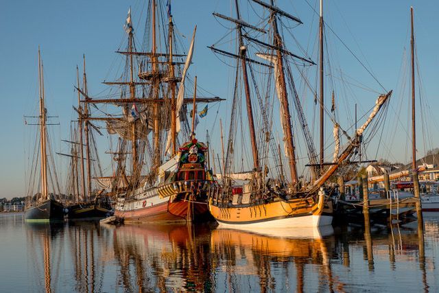 Tall Ships in water | Eastern Shore History | Covell Communities | Chester, Maryland 21619