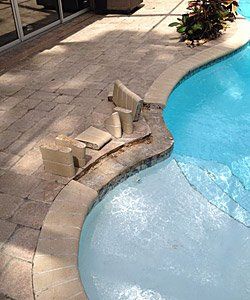 Fixing The Side Pool — Jacksonville FL — Paver Protections LLC Fixing The Side Pool — Jacksonville FL — Paver Protections LLC