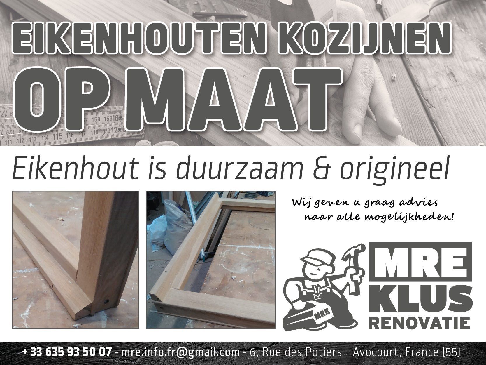 Houten kozijnen