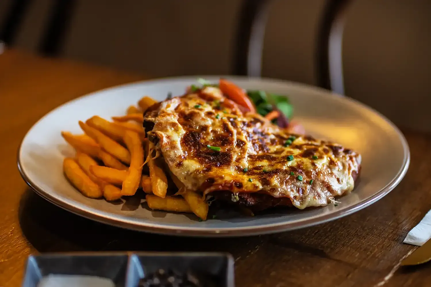 Example of the best chicken parma in Ballarat at the Golden City Hotel