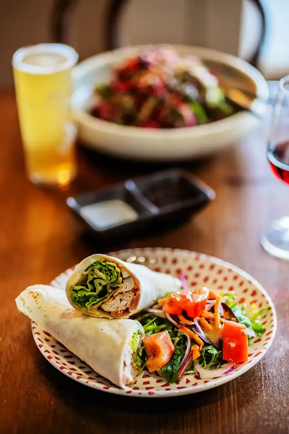 Example of a healthy pub meal in Ballarat at the Golden City Hotel