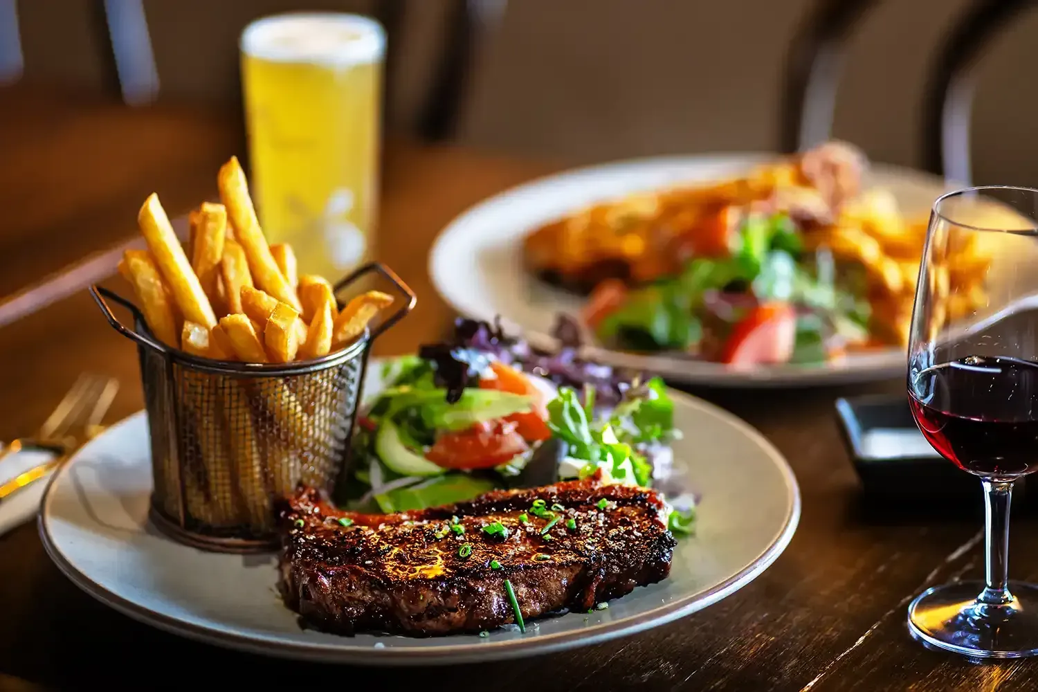 Example of a great steak and chips in Ballarat at the Golden City Hotel