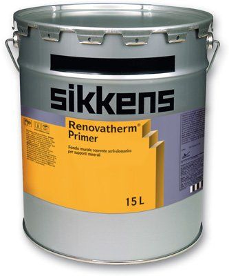 Un secchio di primer Sikkens Renovatherm da 15 l