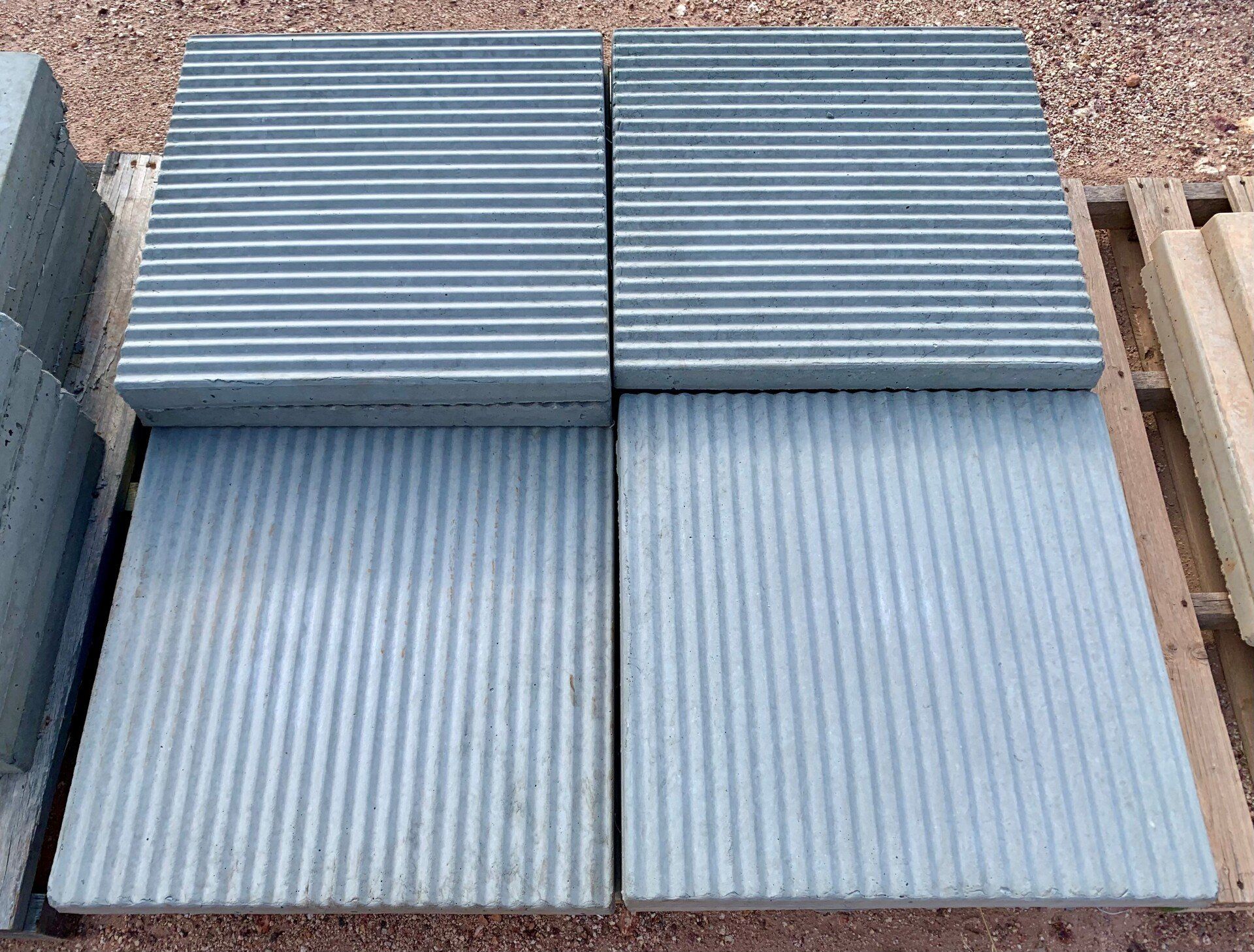 Rippled Paver - Large - Hot Water System Slab