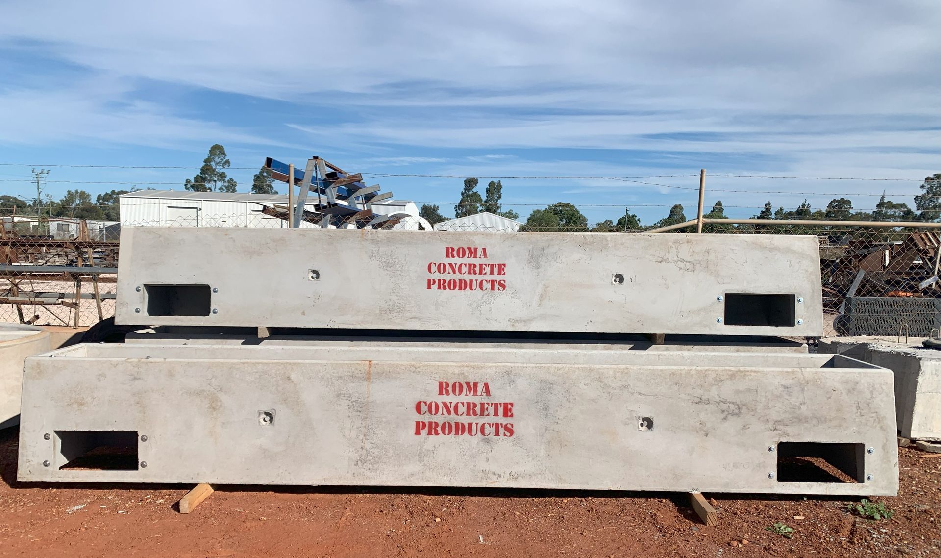 16ft feedlot water trough