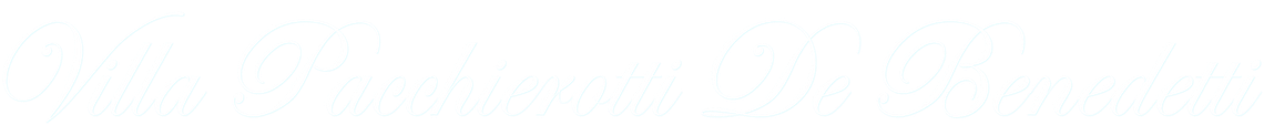 Villa Pacchierotti De Benedetti - LOGO