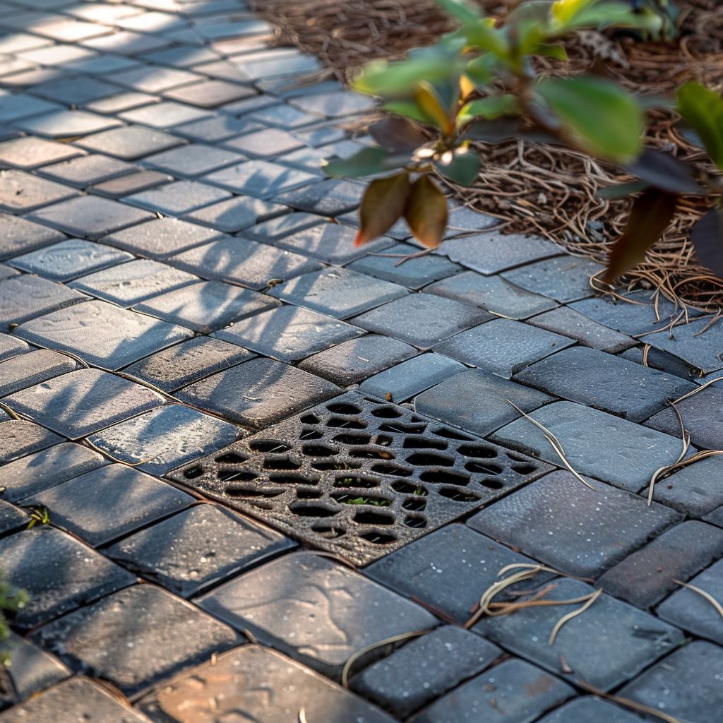 Patio catch basin drain