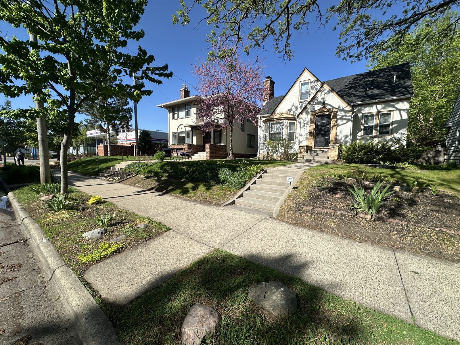 Minneapolis front yard before new sod