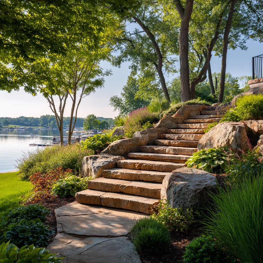 professional retainer wall in Twin Cities