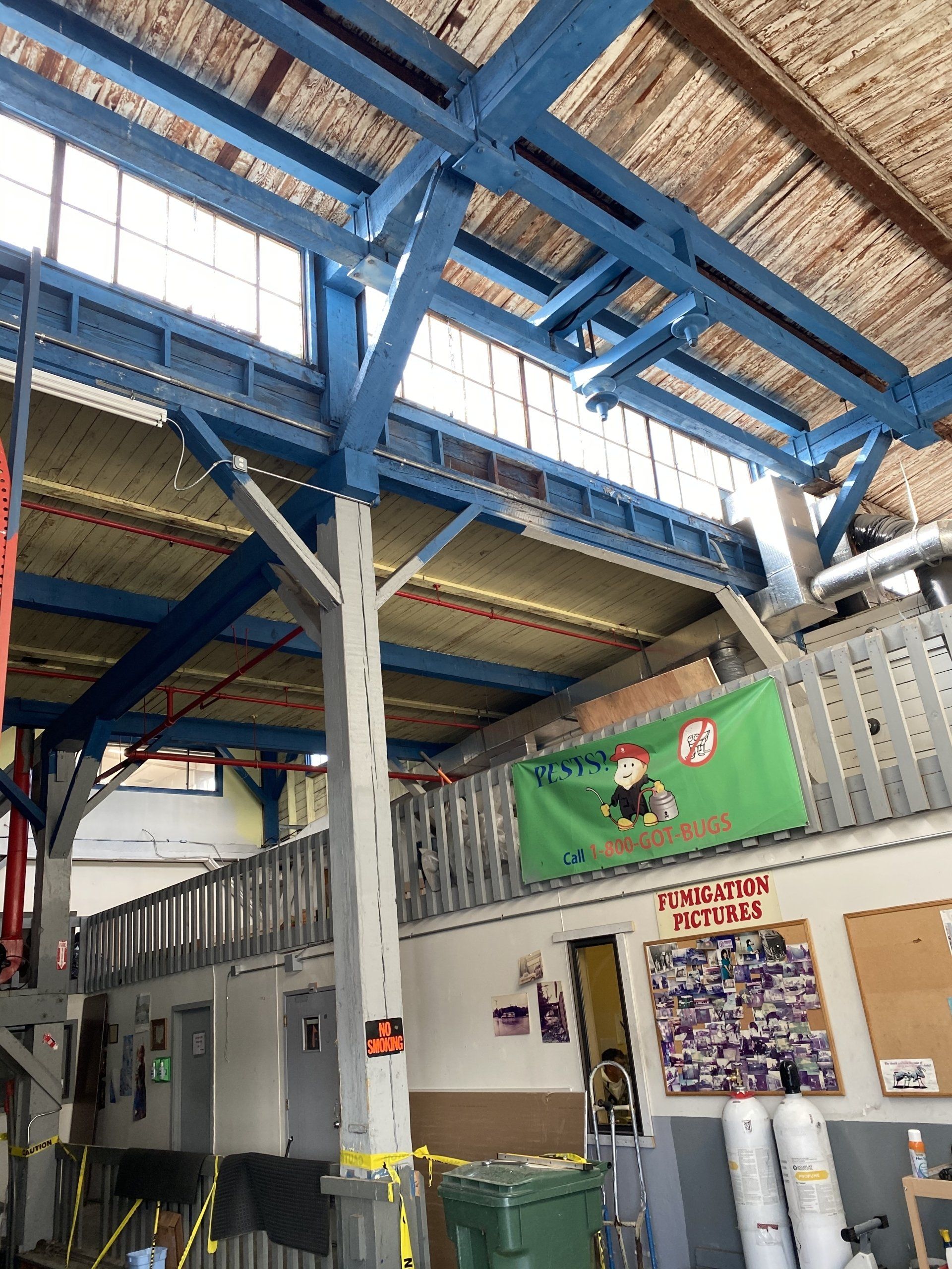 Rife masonry building interior