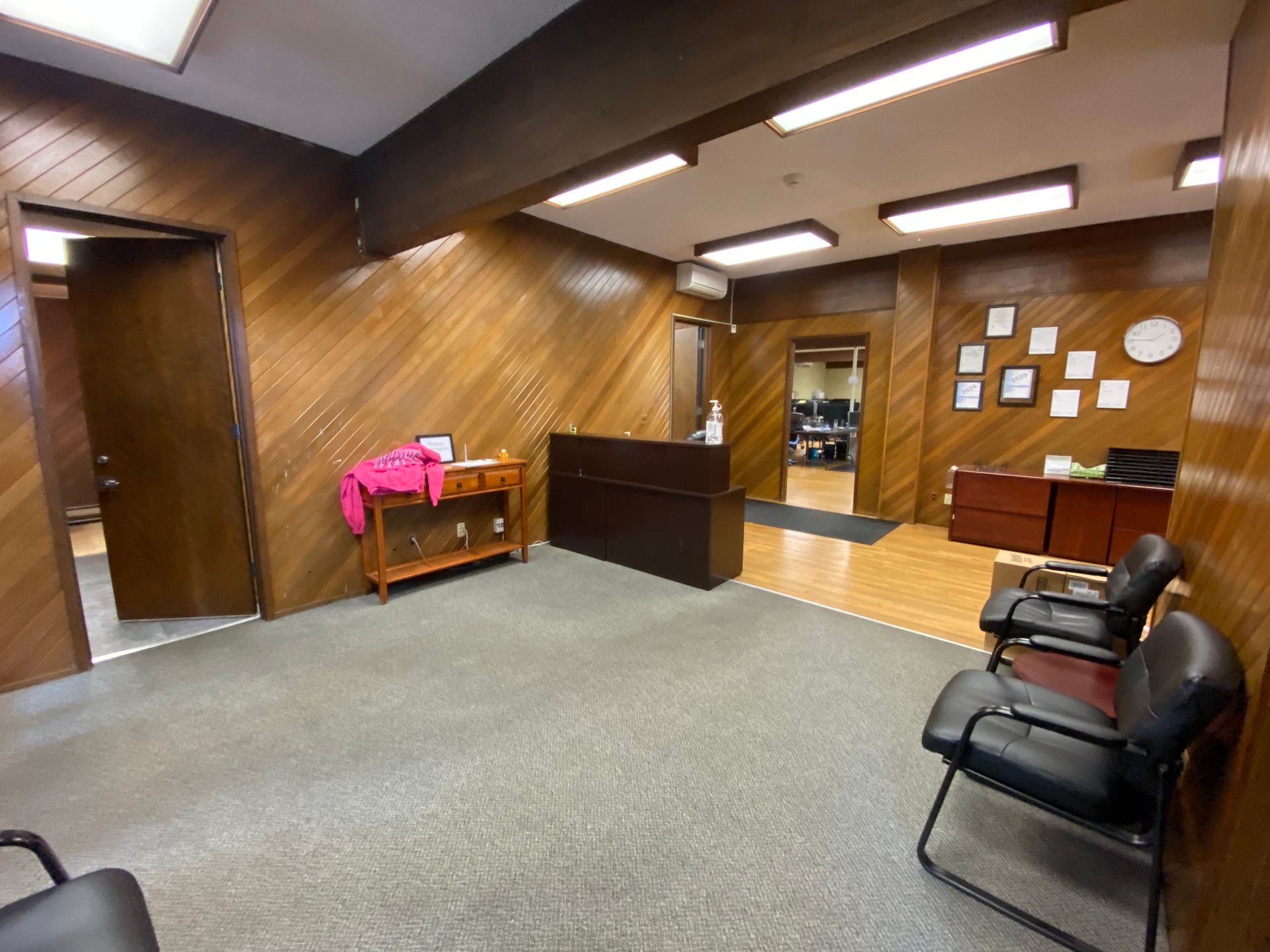 Interior reception area of 2222 W Elmore building