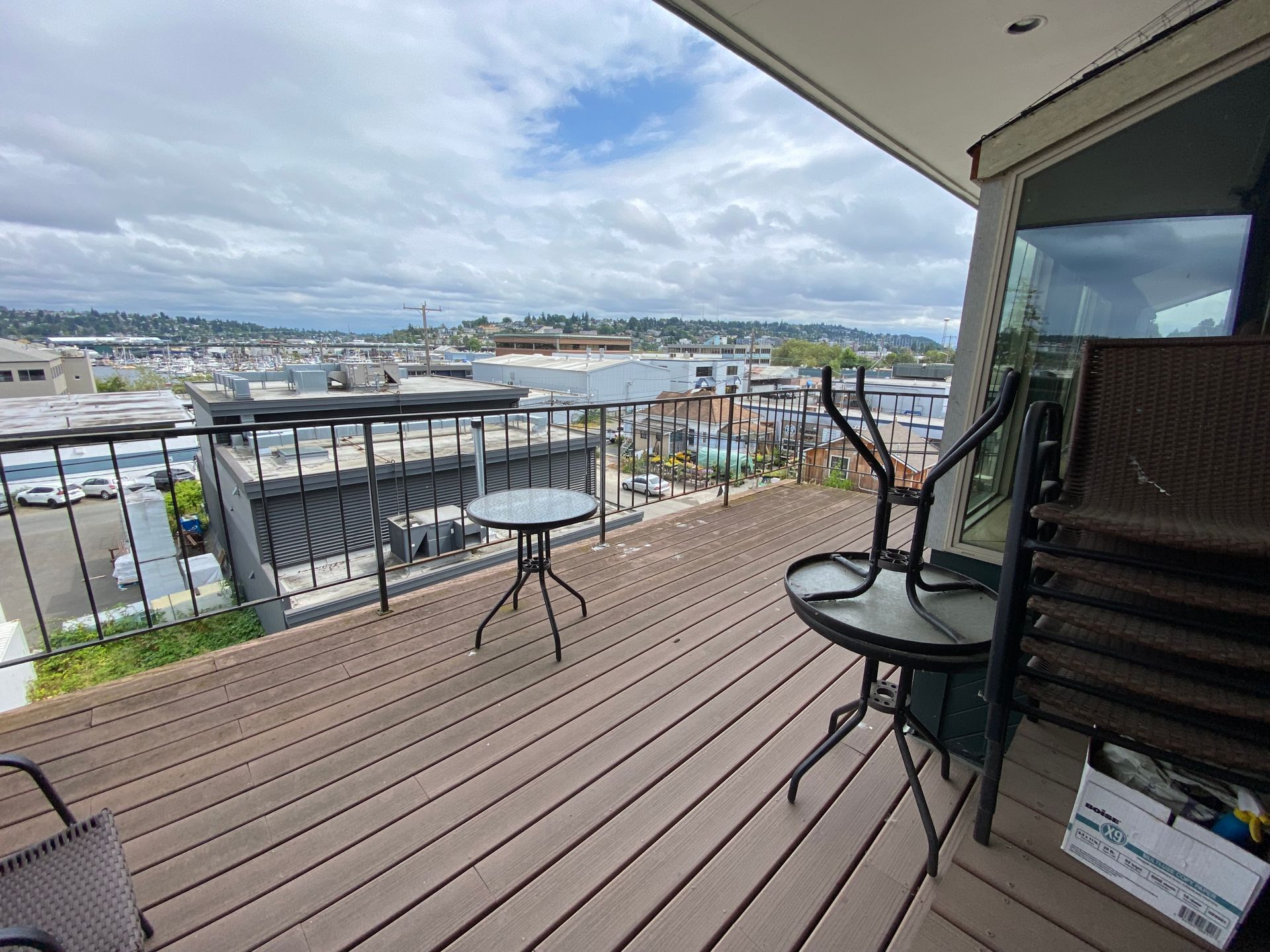 View from balcony of 2222 W Elmore building