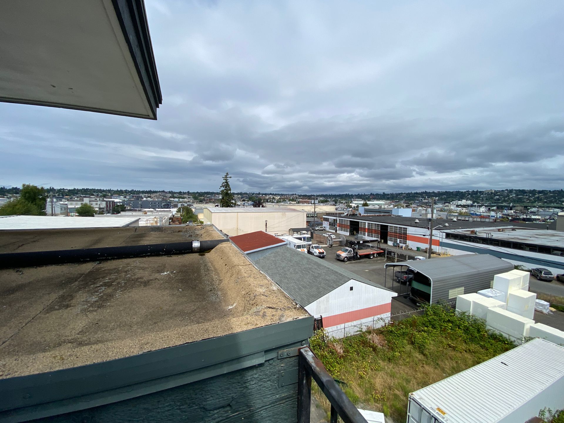View from balcony of 2222 W Elmore building