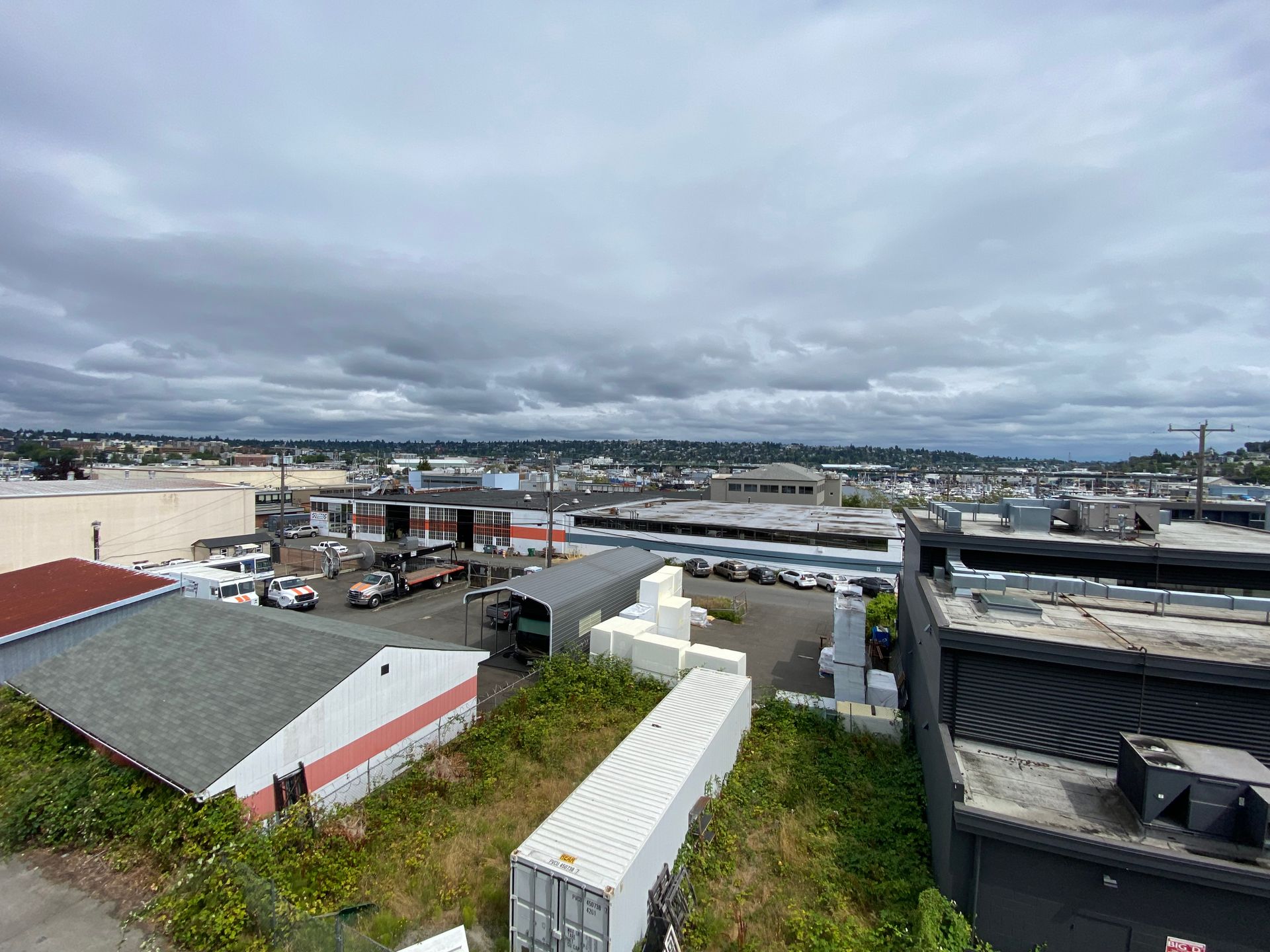 View from balcony of 2222 W Elmore building