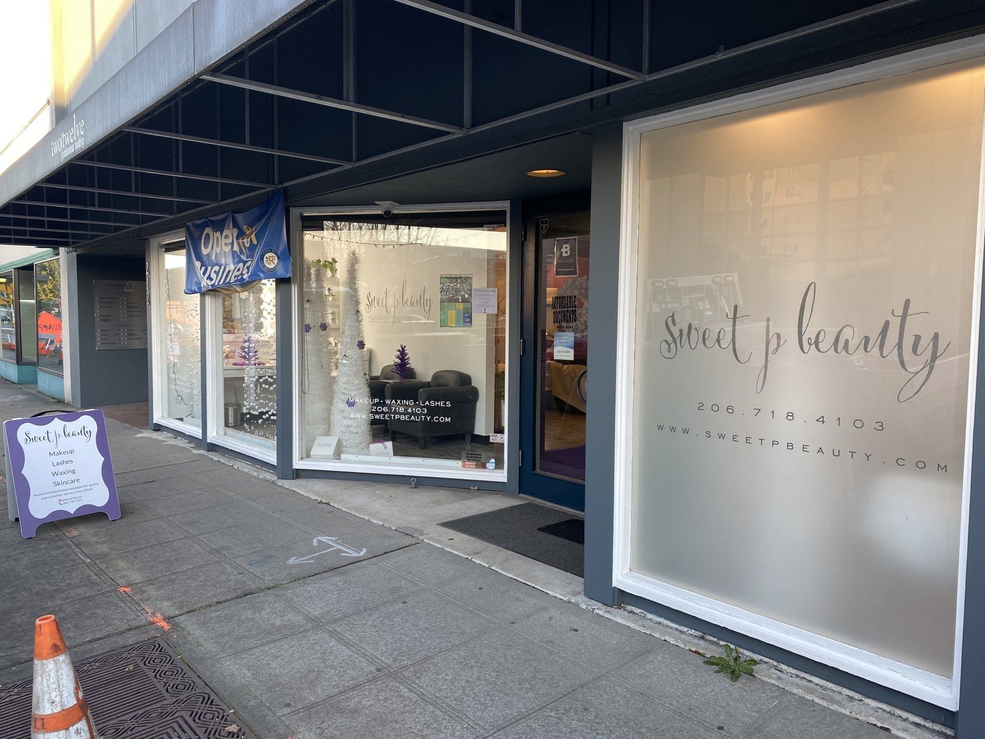 Sweet P Beauty Shop front