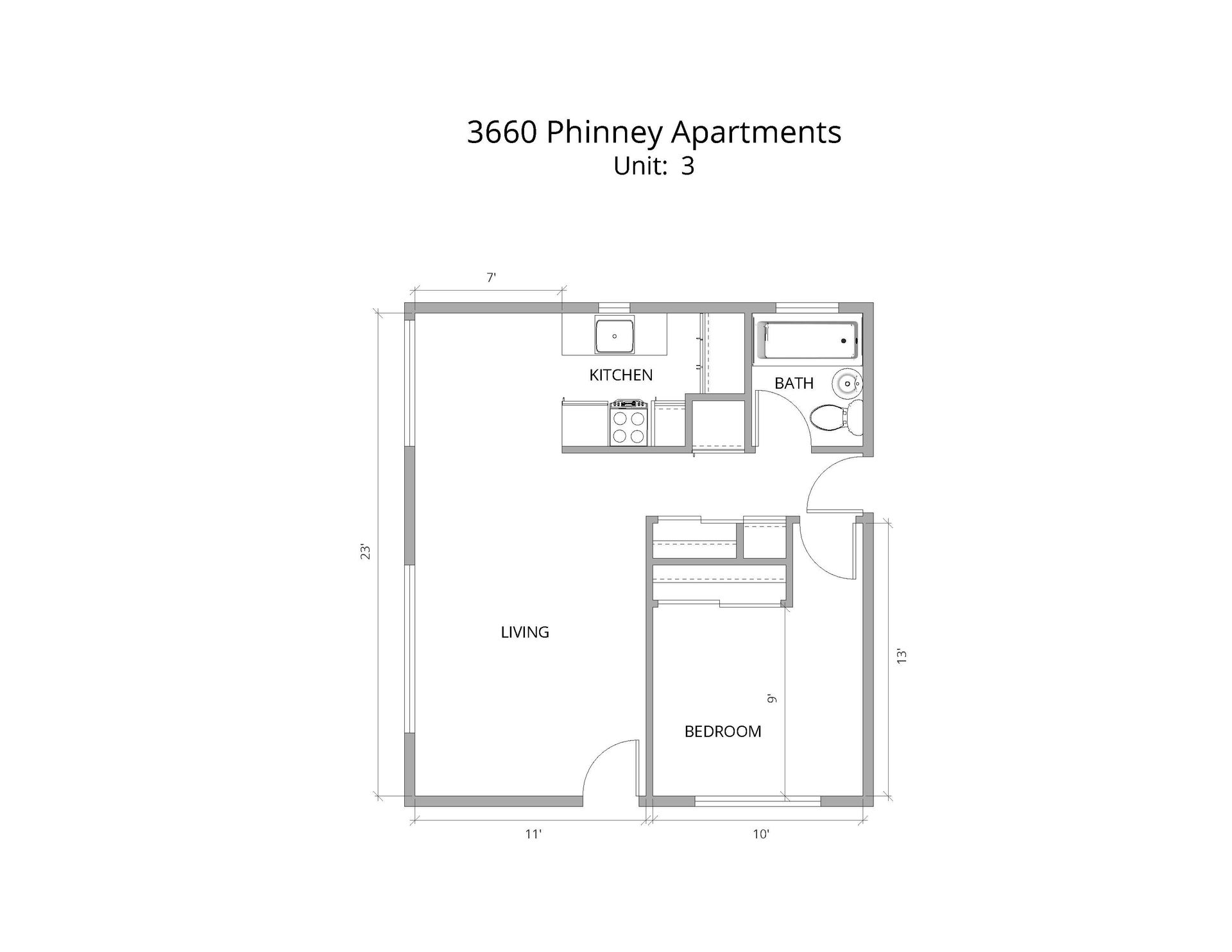 Phinney Ave Apartments floor plan