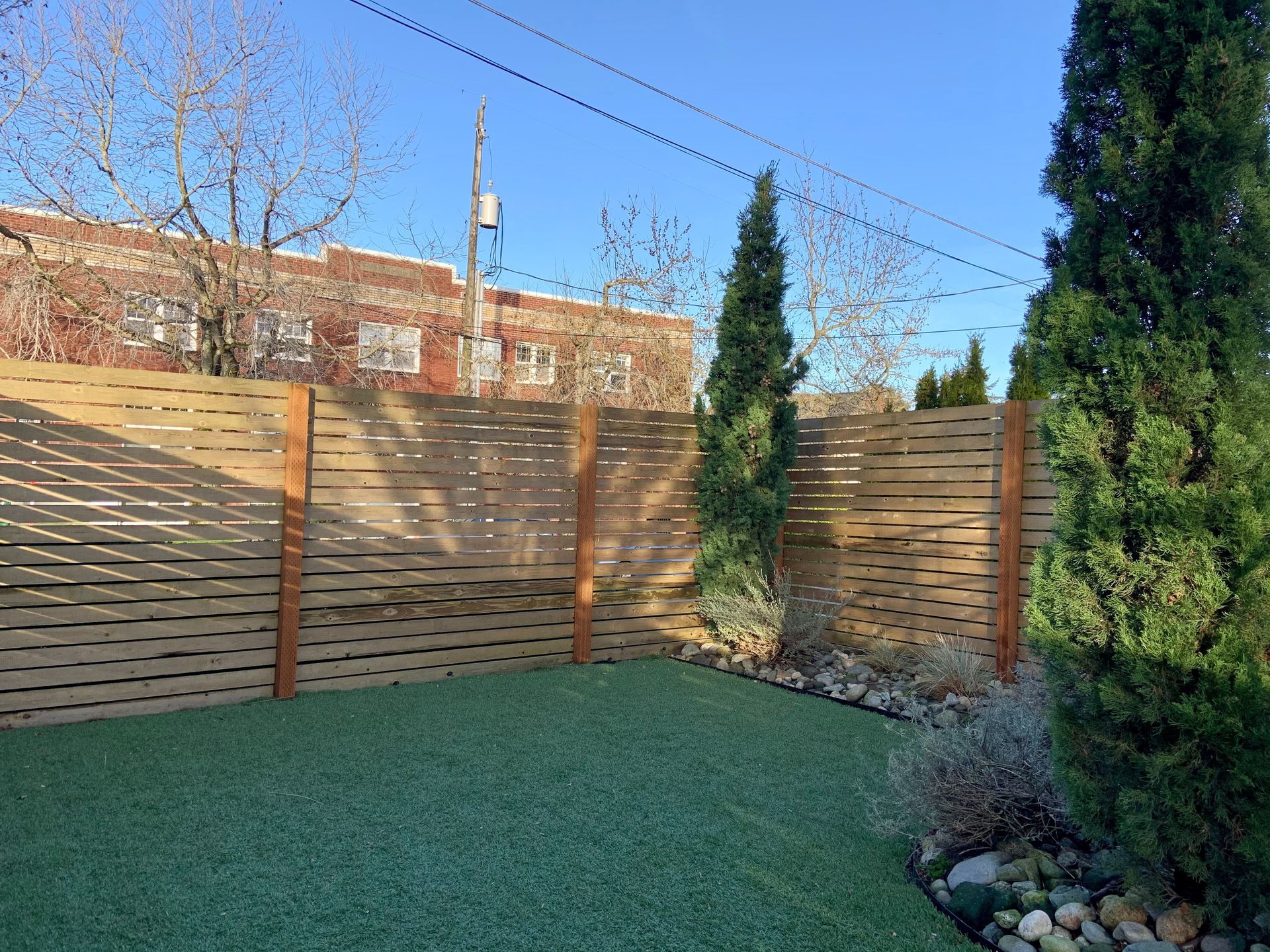 The Katie Apartments backyard