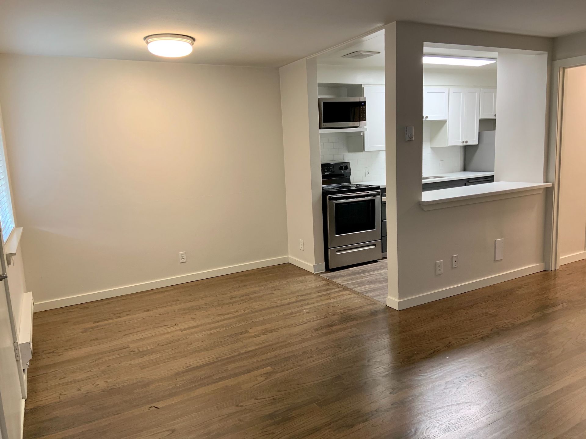 The Katie Apartments interior- dining and kitchen space