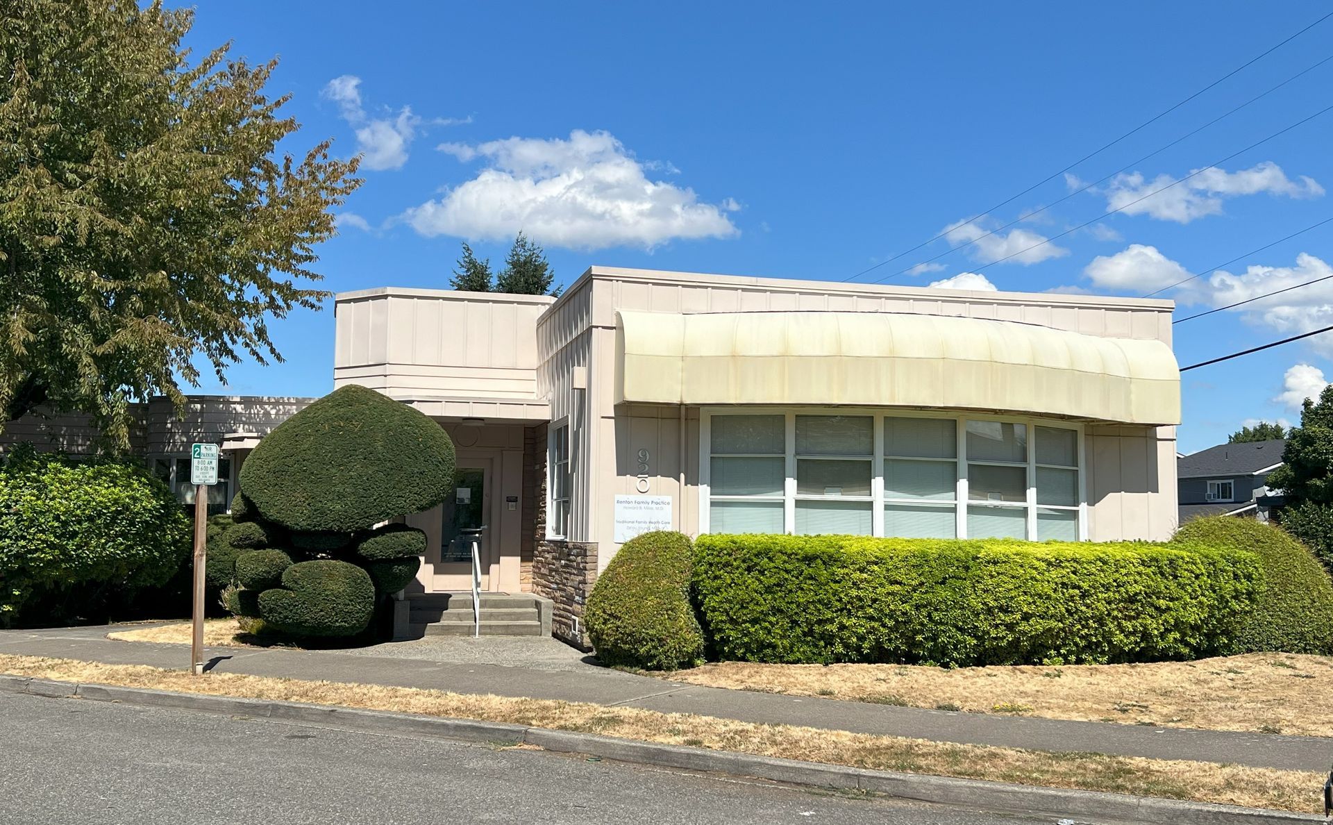 Exterior of a business building in Renton WA