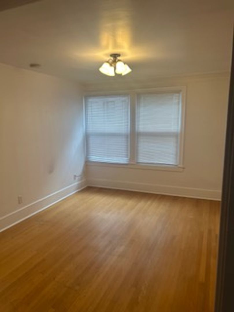 Bedroom of a unit at the Frederick's Apartments in Seattle, WA
