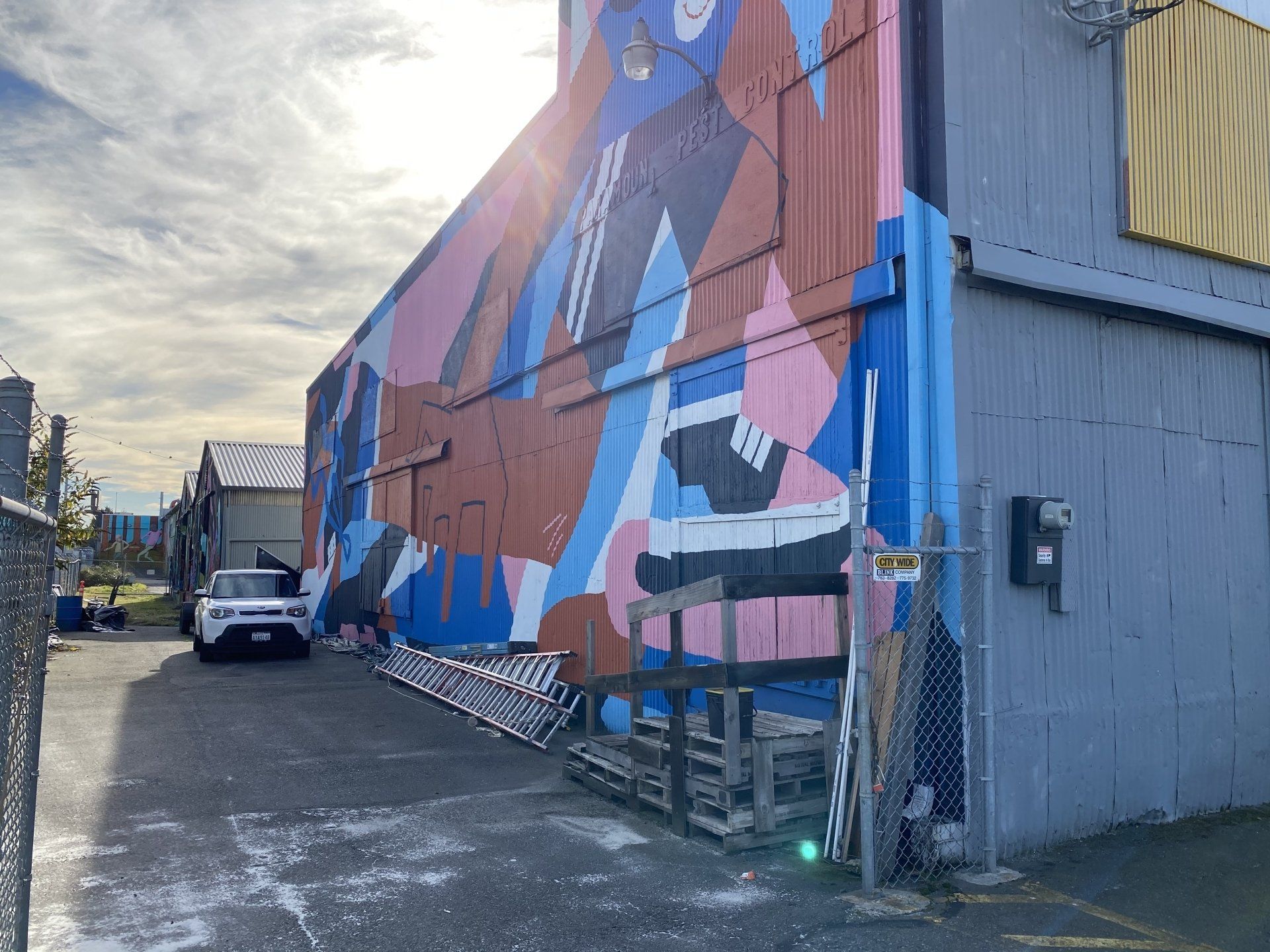The Paramount Office and Industrial Building Back Exterior