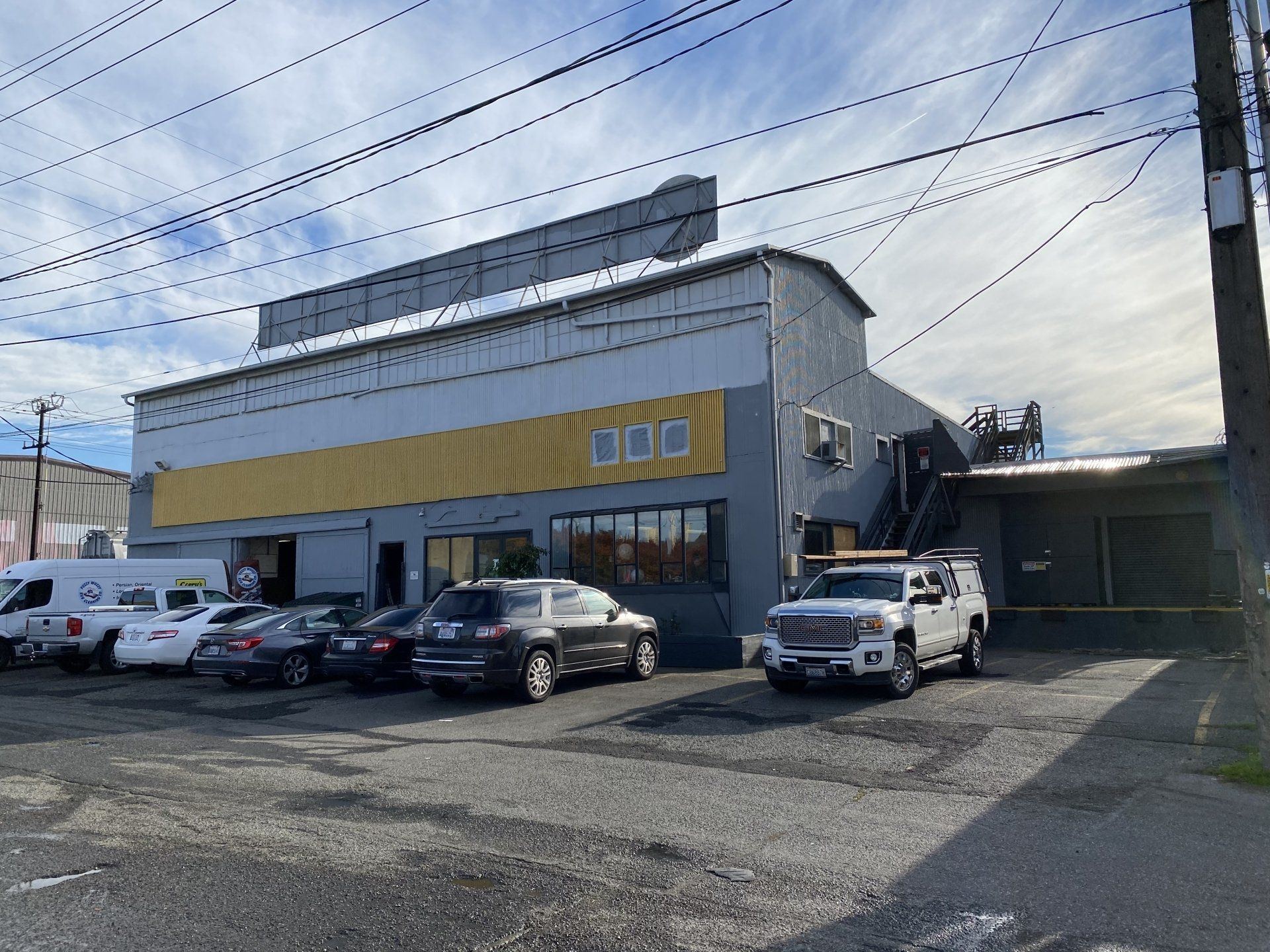 The Paramount Office and Industrial Building Back Exterior