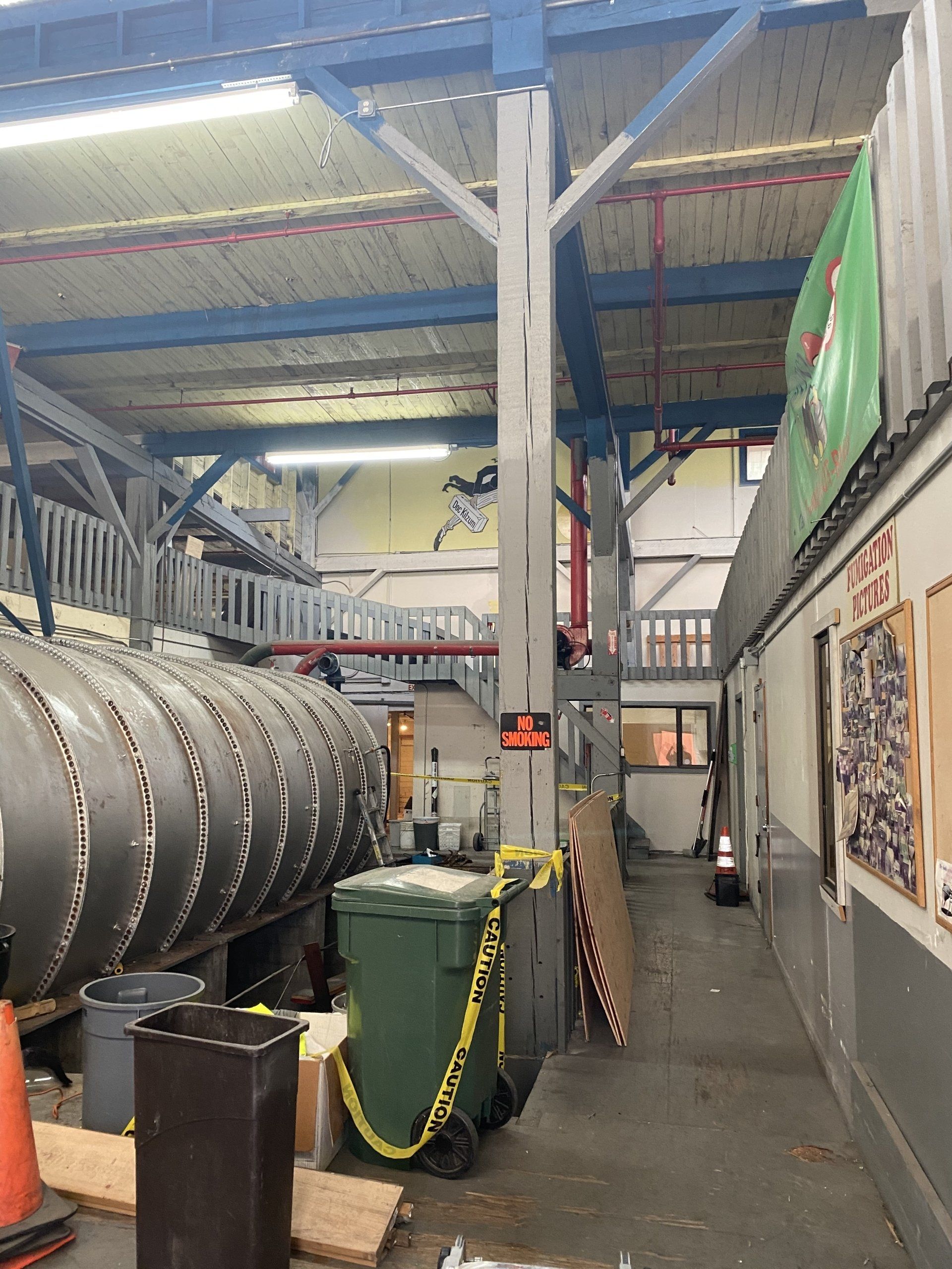 Rife masonry building interior