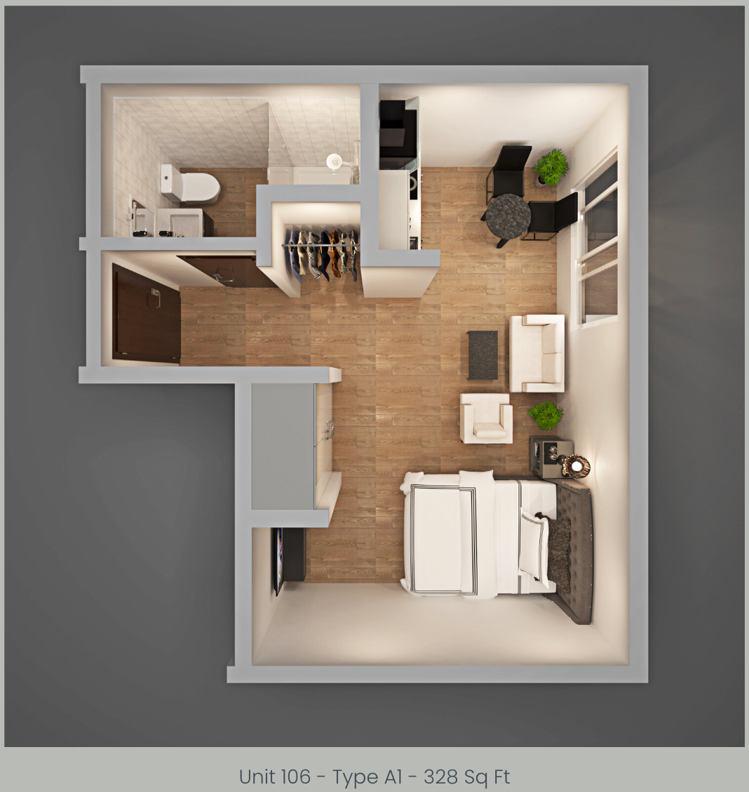 Vale Studio floor plan