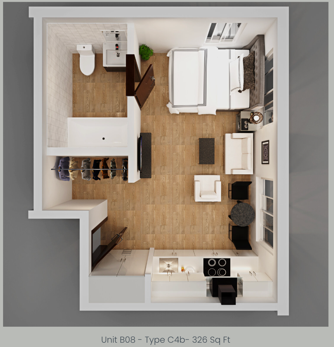 Vale Studio floor plan