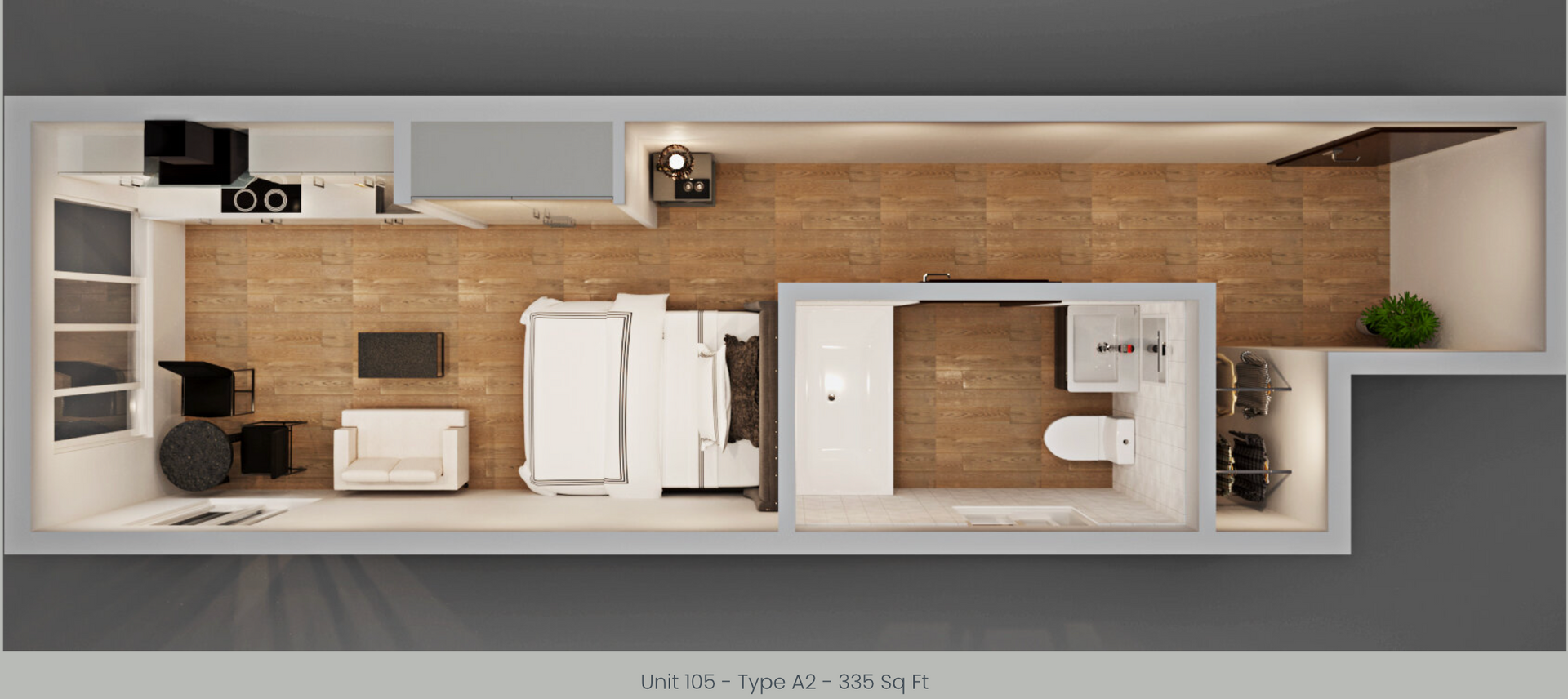 Vale Studio floor plan