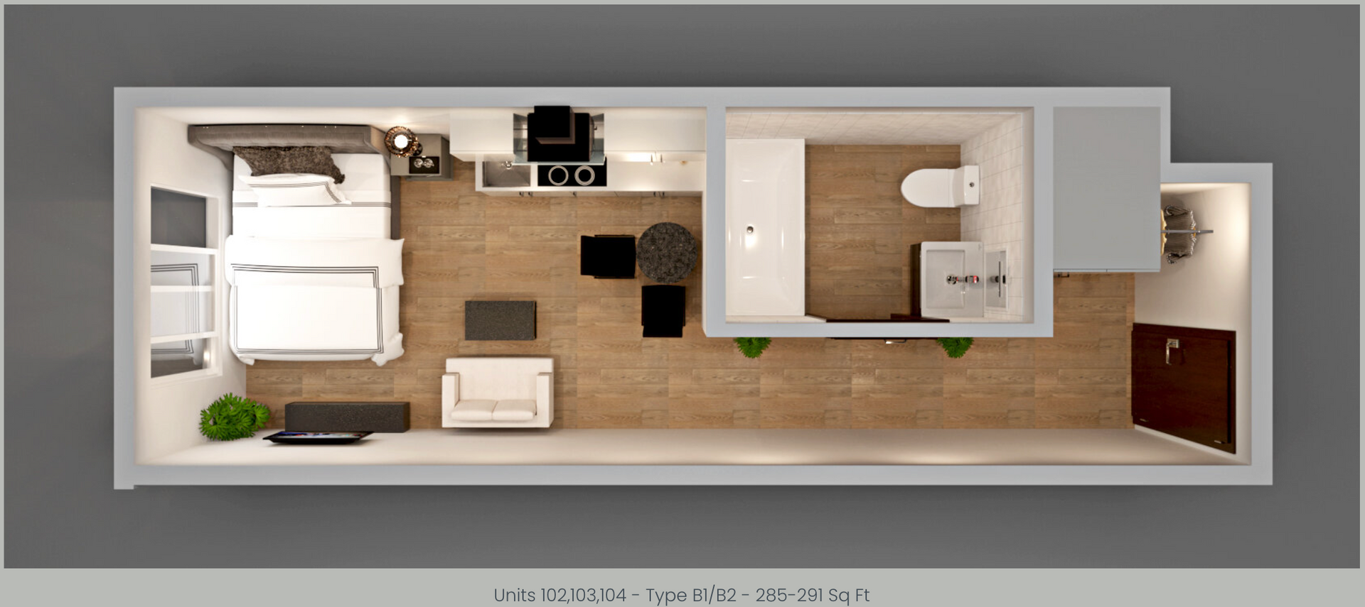 Vale Studio floor plan