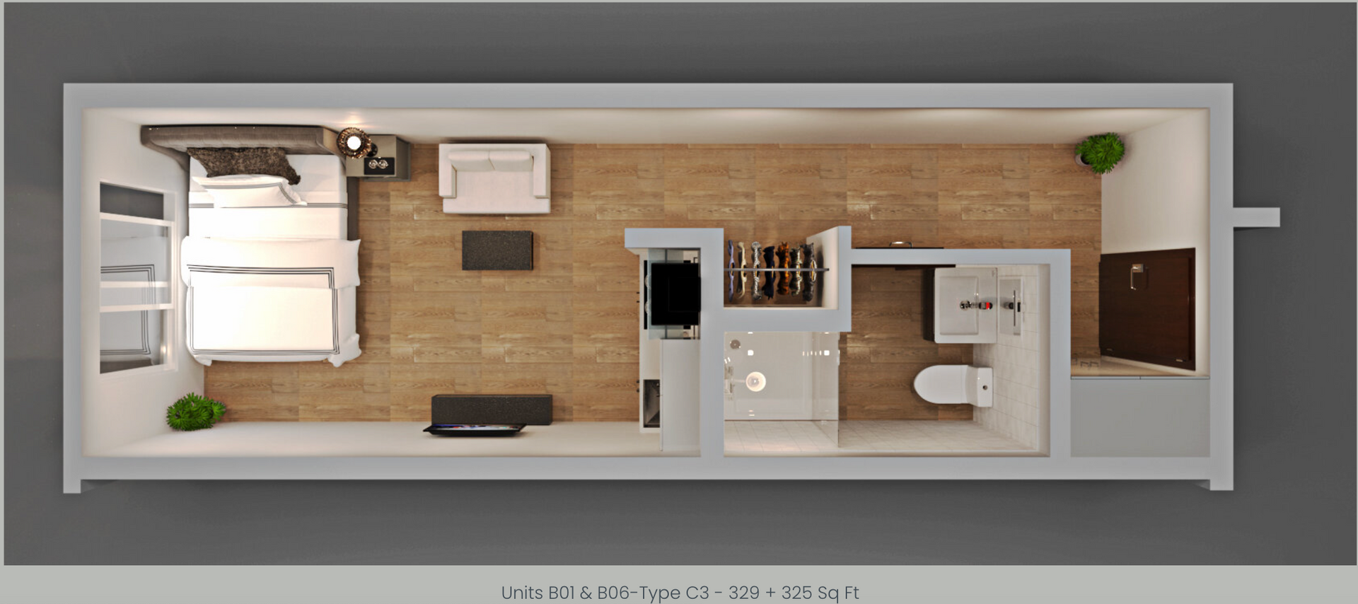 Vale Studio floor plan