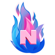 NOVA Gas Works — Gas Line and Fireplace Services, Falls Church VA NOVA Gas Works — Gas Line and Fireplace Services, Falls Church VA Pink and Blue Logo