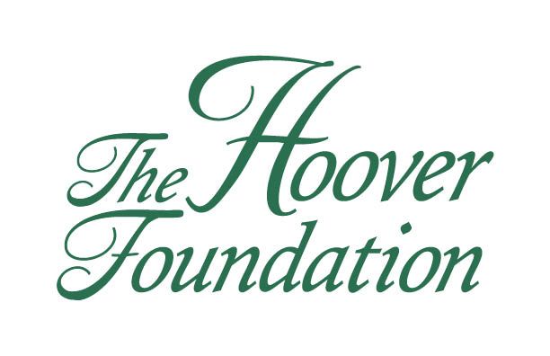 The Hoover Foundation logo: Green cursive text on white background.