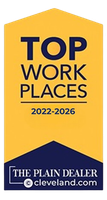 Yellow banner with navy text: