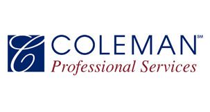 Logo for Coleman Professional Services, with a stylized 