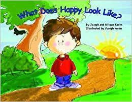 Boy in red shirt and blue jeans, standing on a path in nature, title: