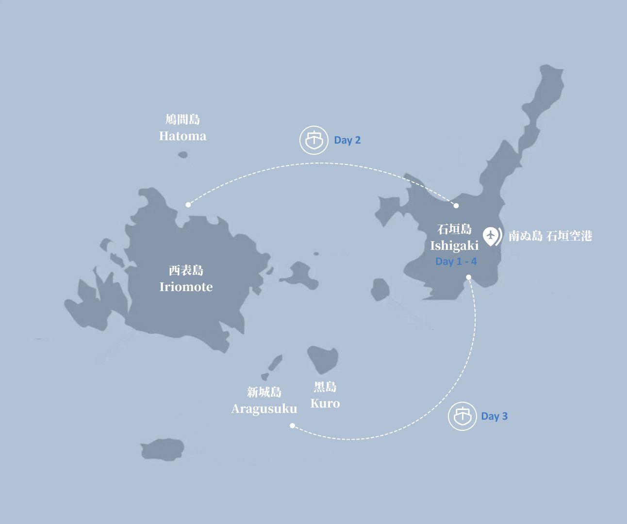 2025 八重山群島 地圖