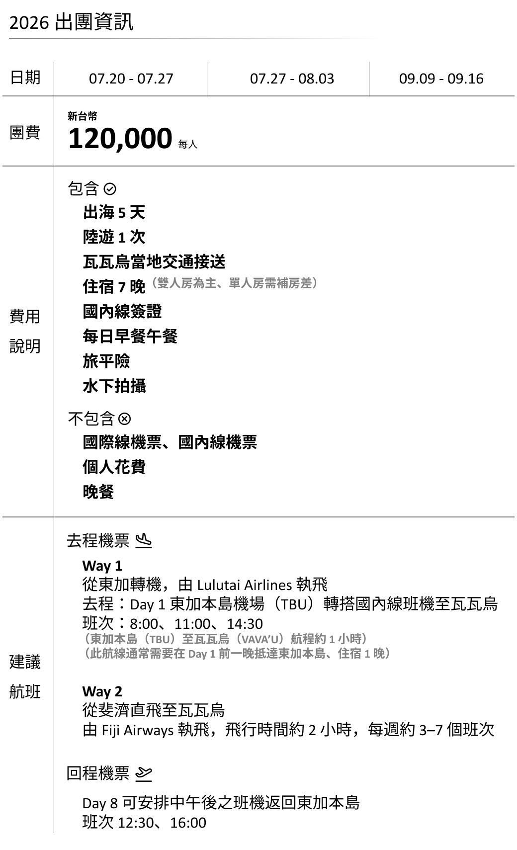 2025出團資訊 御藏島