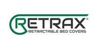 Retrax Retractable Bed Covers logo with green and gray text on a white background