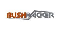 BUSHWACKER logo in brown and gray text on a white background
