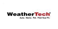 WeatherTech logo in black and red with the tagline “Auto. Home. Pet. Find Your Fit.”