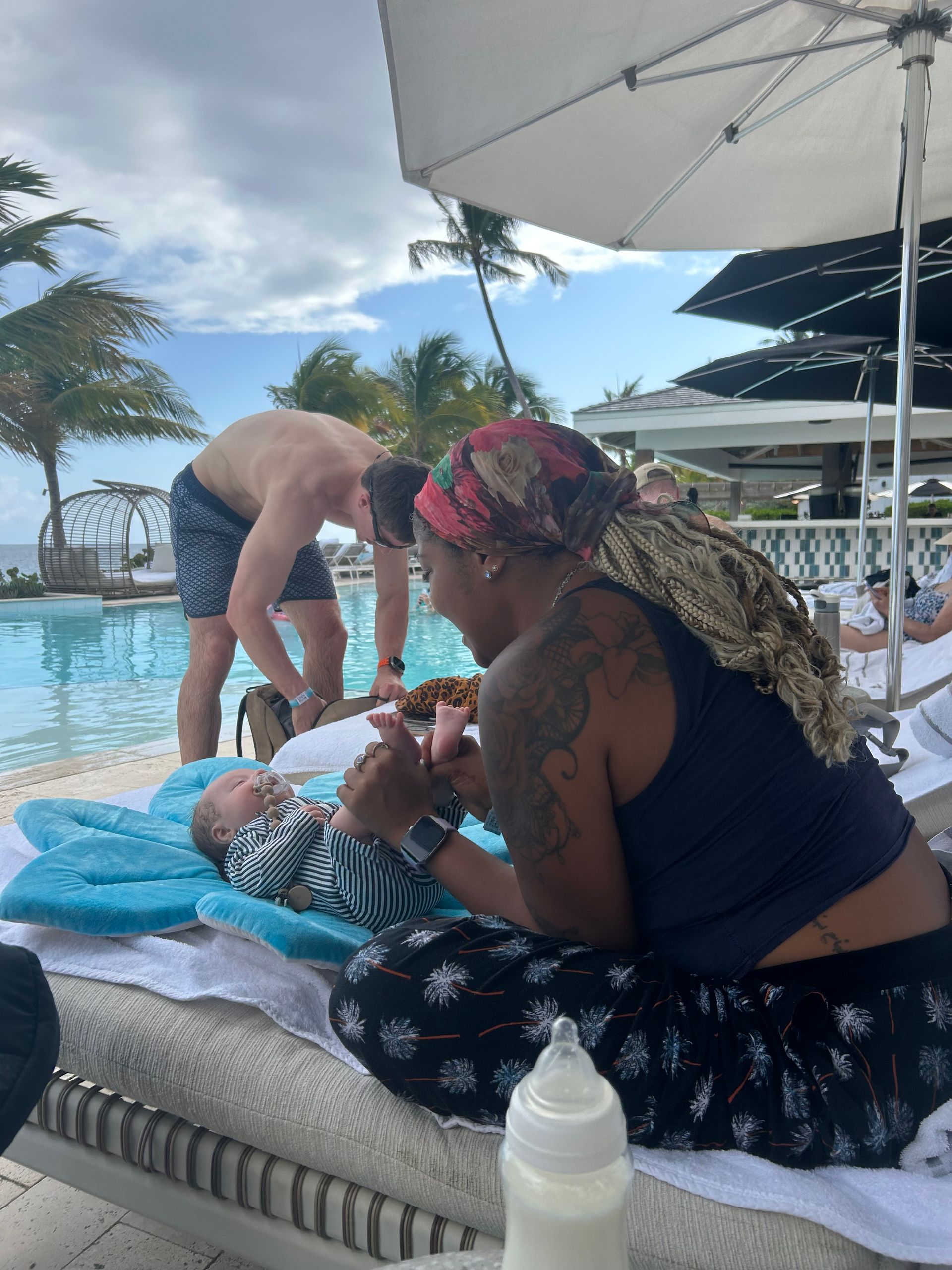 St. Thomas Babysitter by the pool