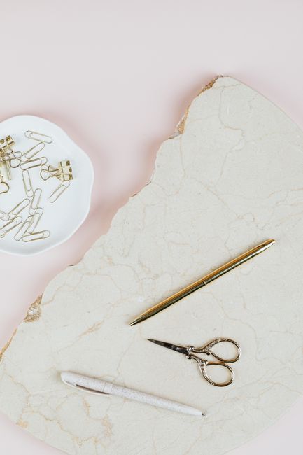 Soft gold light on marble